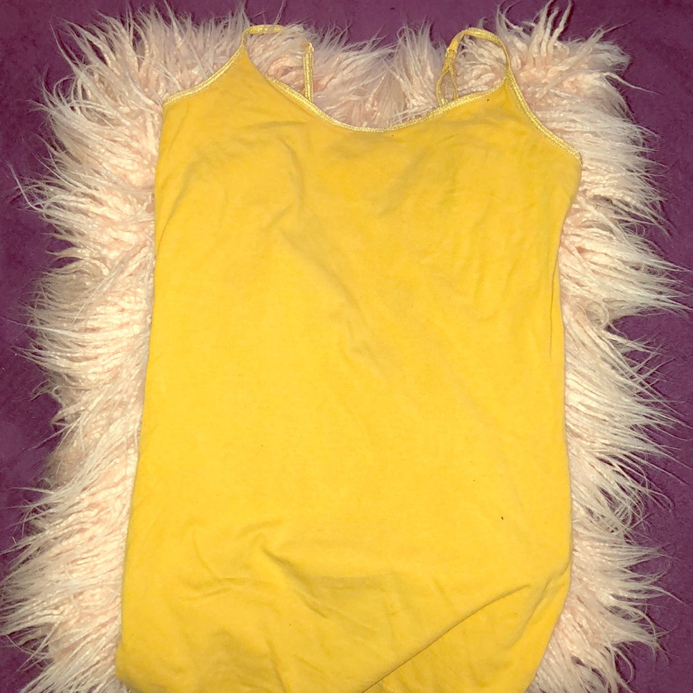 Mustard yellow tank!!